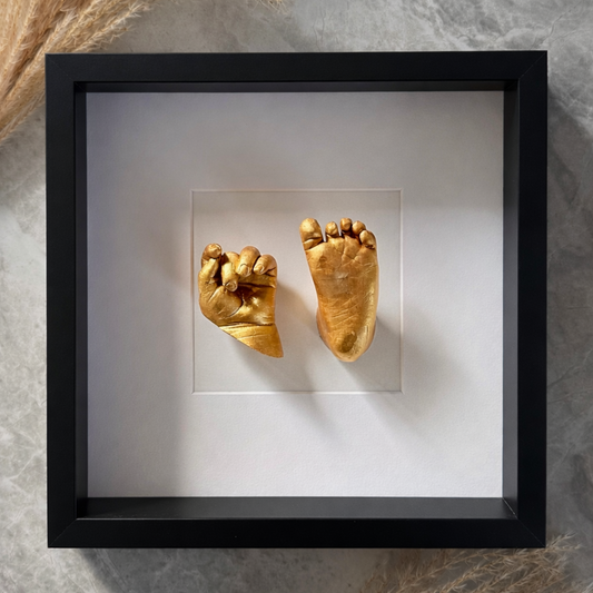 DIY kūdikio rankytės ir pėdutės įspaudų rinkinys