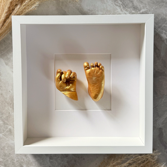 DIY kūdikio rankytės ir pėdutės įspaudų rinkinys
